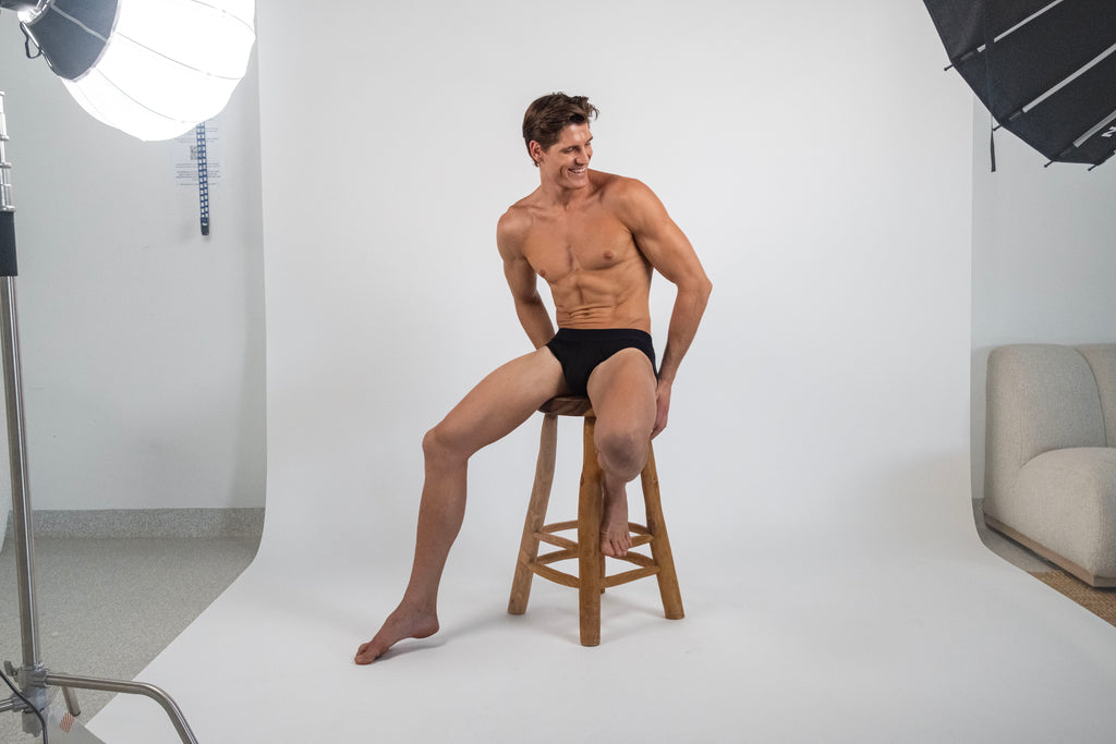 Organic Cotton Brief - Jet Black