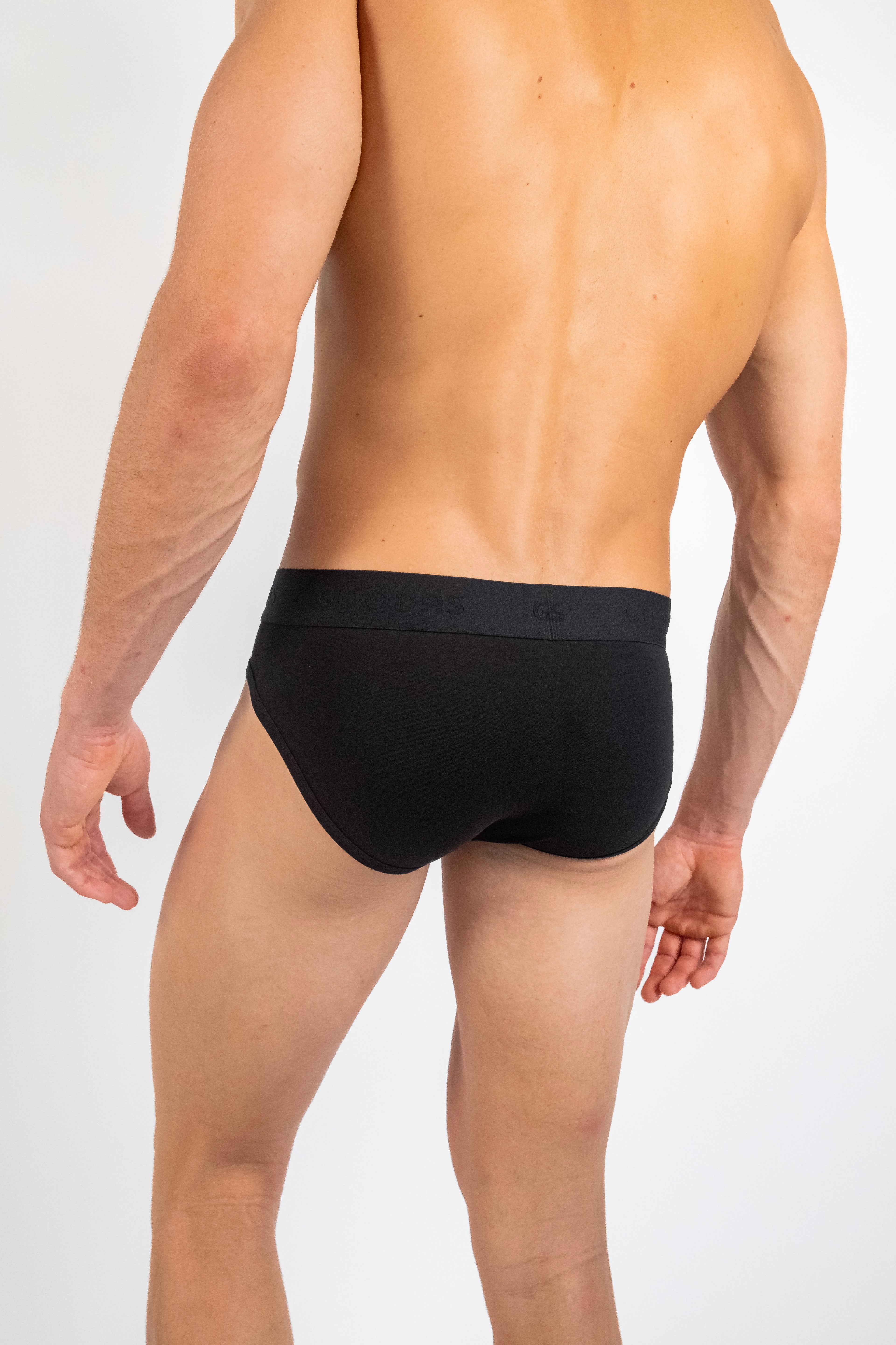 Organic Cotton Brief - Jet Black