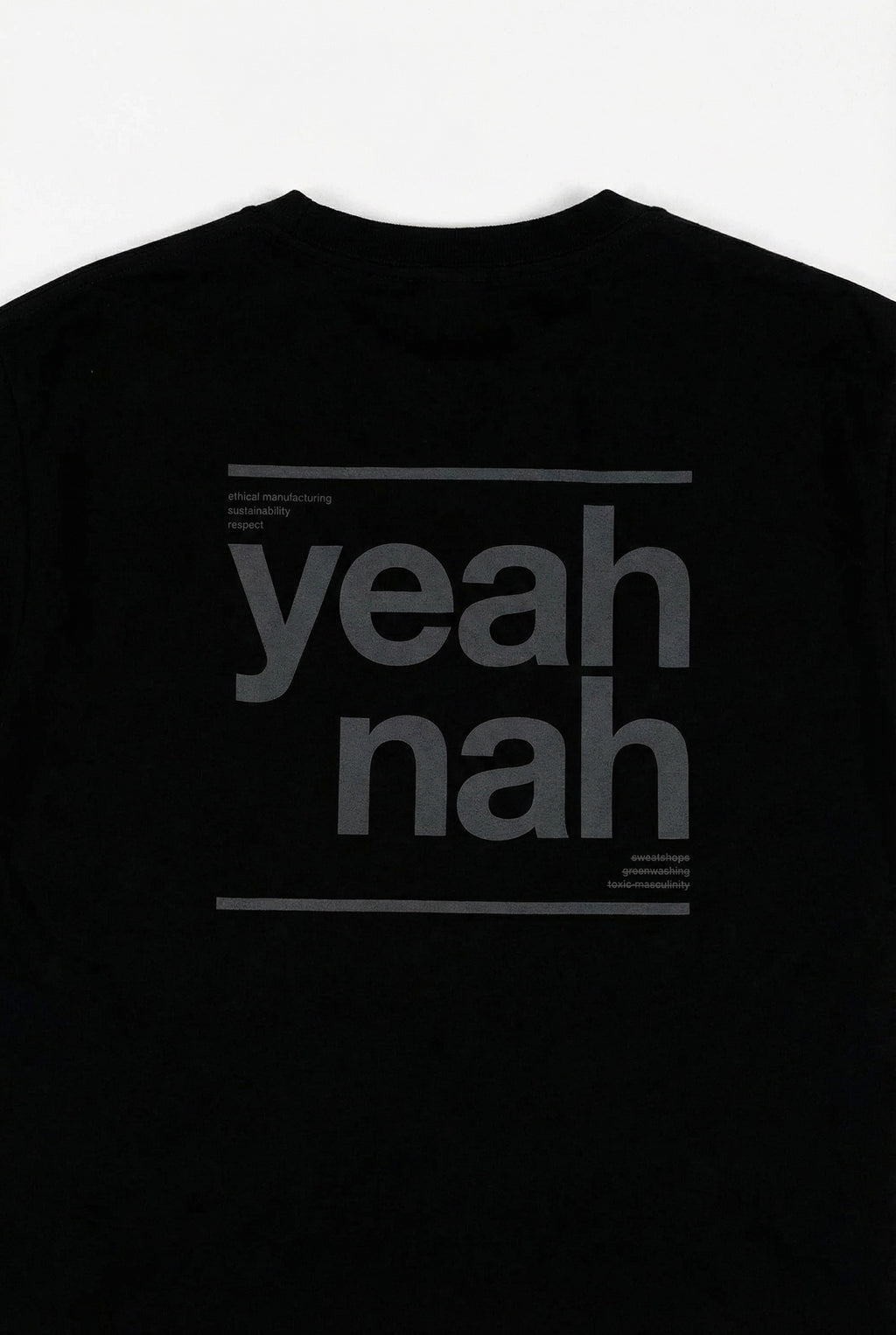 Yeah Nah T-shirt - Dark mode