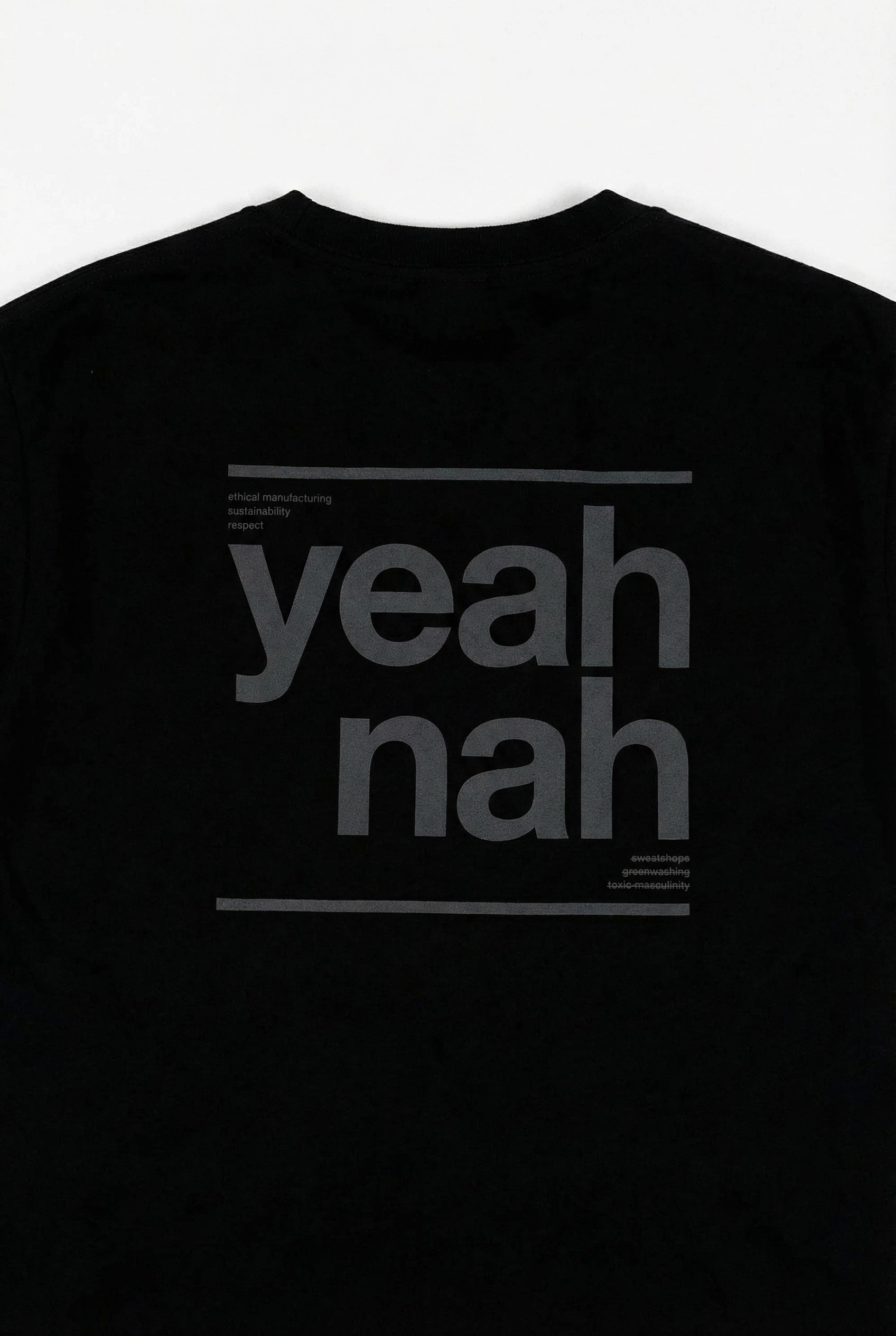 Yeah Nah T-shirt - Dark mode